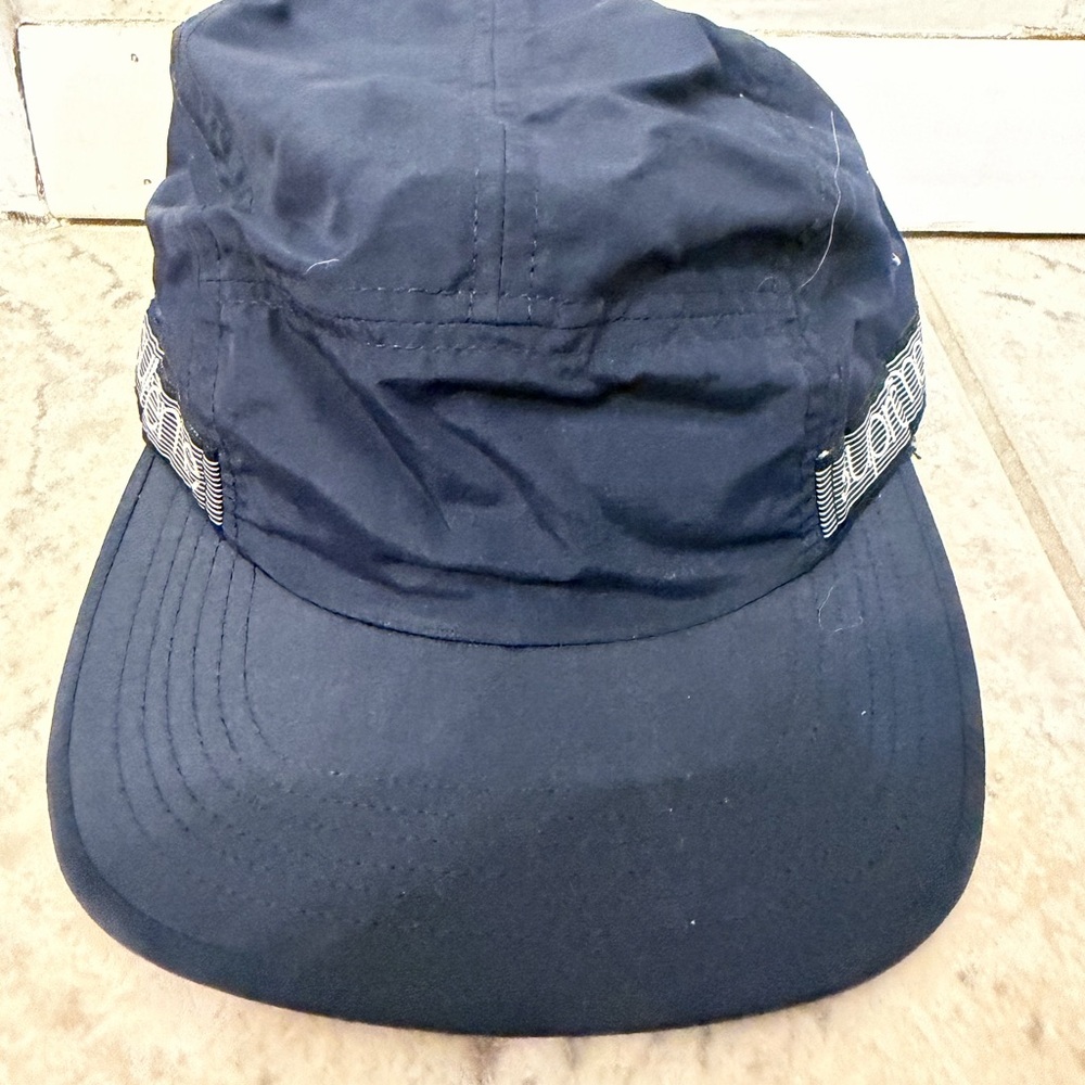 Supreme Navy Cap with White Logo - Picture 2 of 5